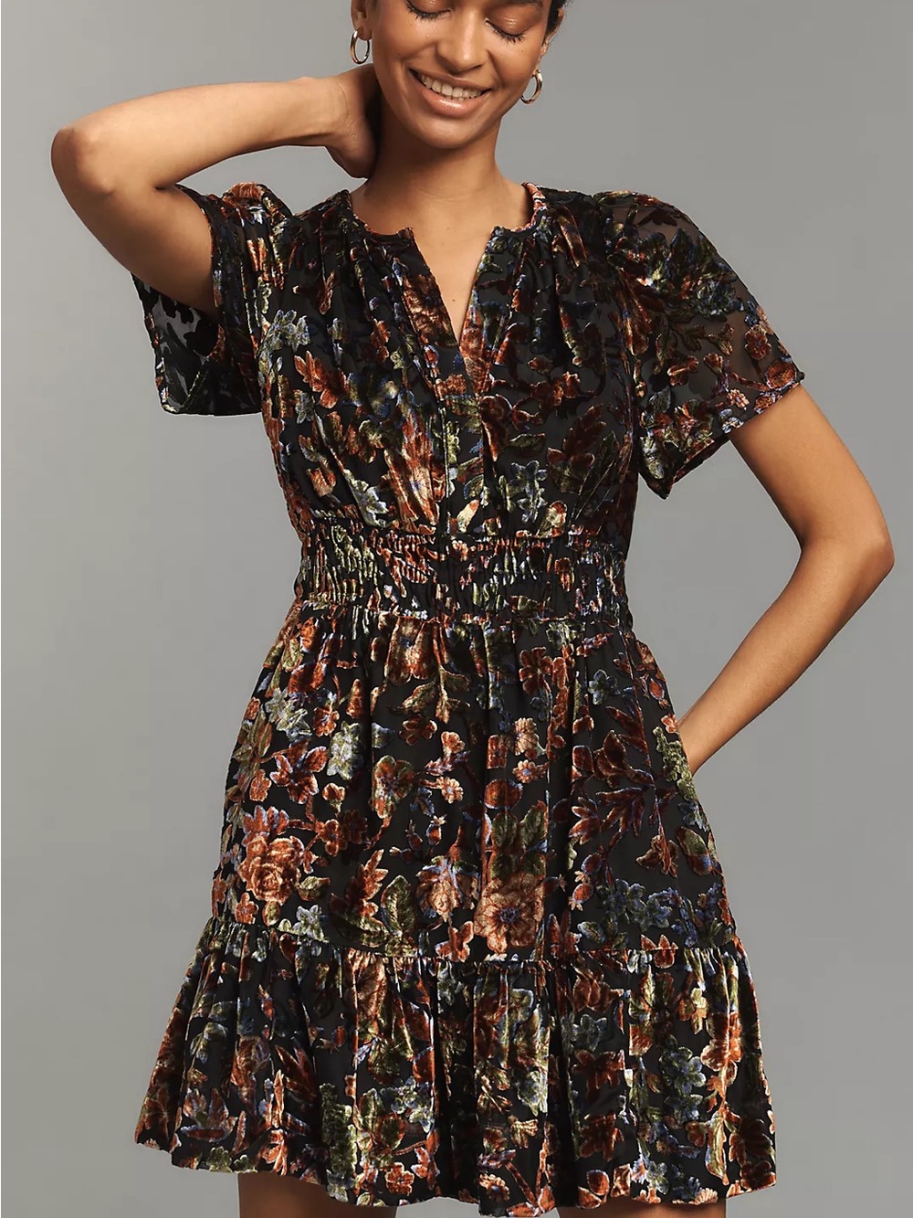 The Somerset Velvet Mini Dress